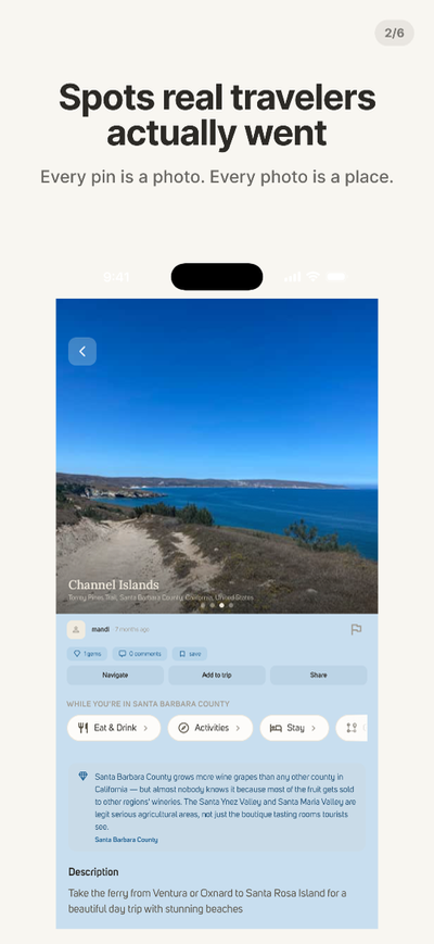 A saved spot on Photerra